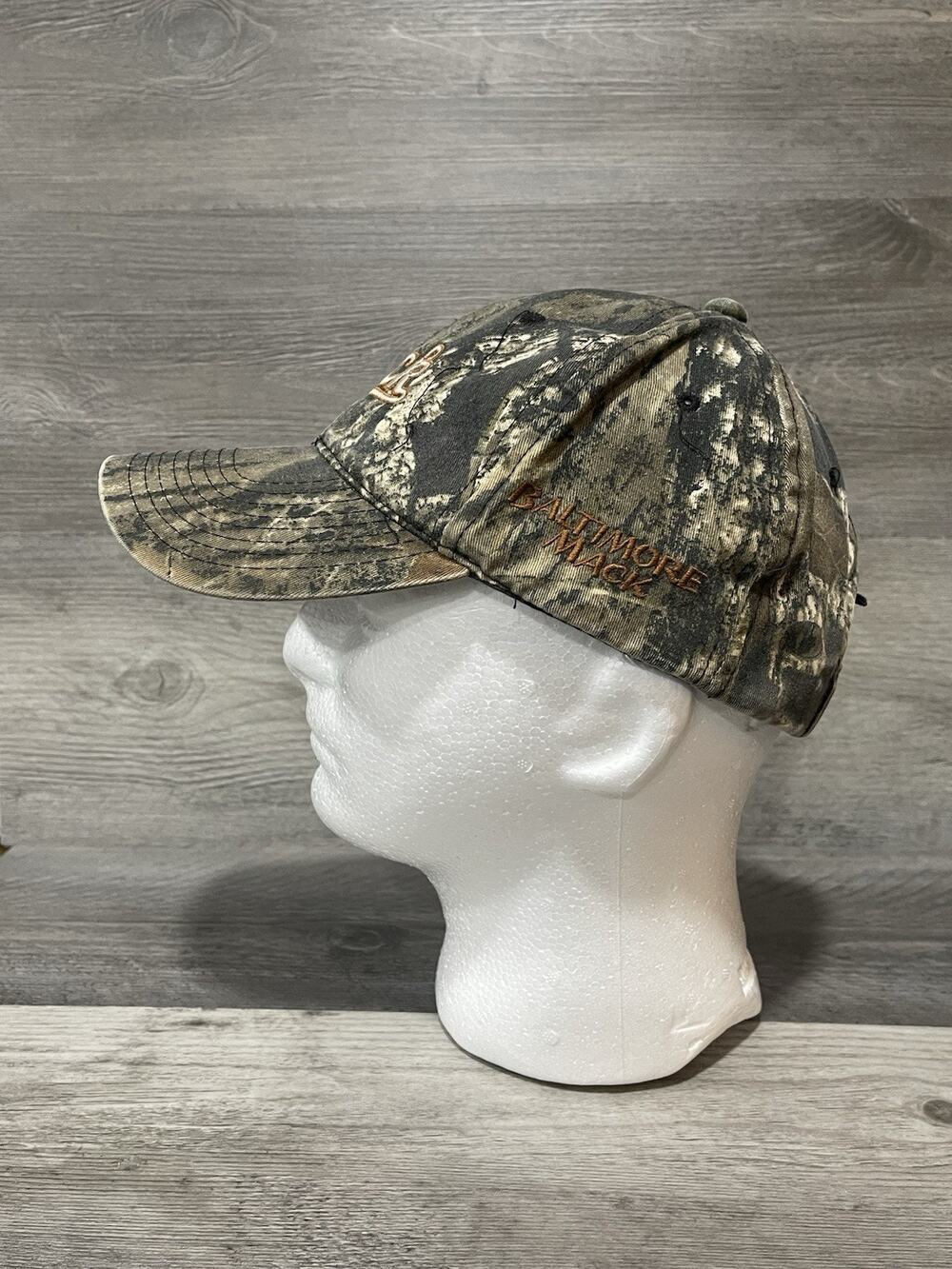 Camo Mack Truck Trucker Hat Baltimore Potomac Strap back